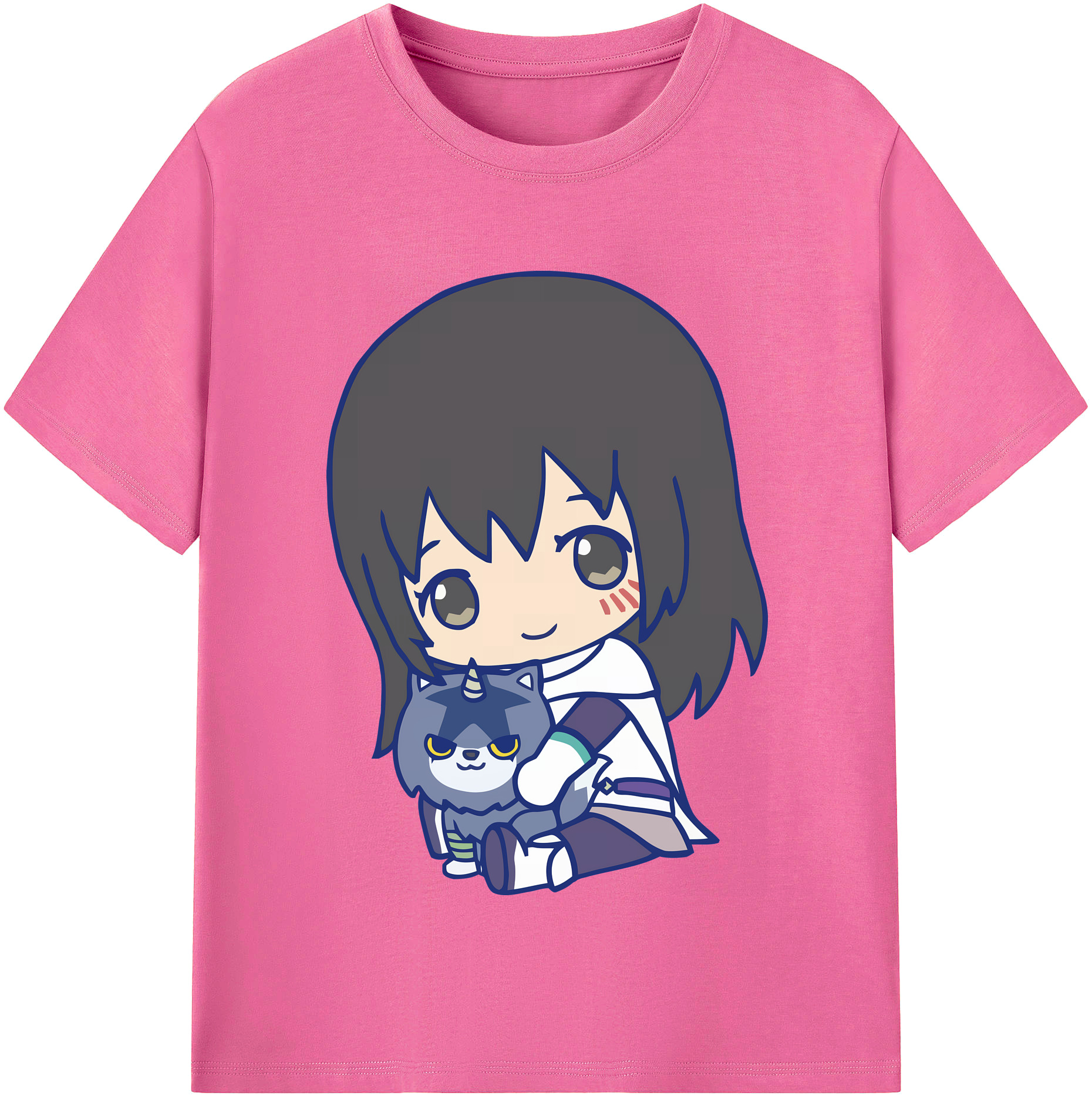 （画像用） 転スラ Regarding Reincarnated to Slime レディースカジュアルプリントTシャツ（綿100％）